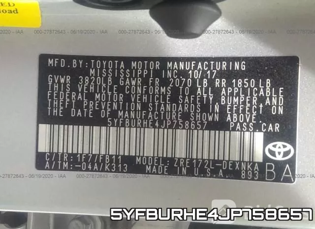 5YFBURHE4JP758657 фото 10