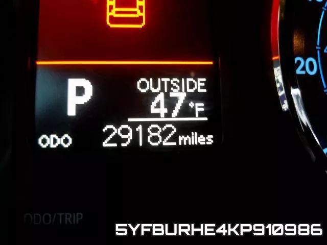 5YFBURHE4KP910986 фото 9