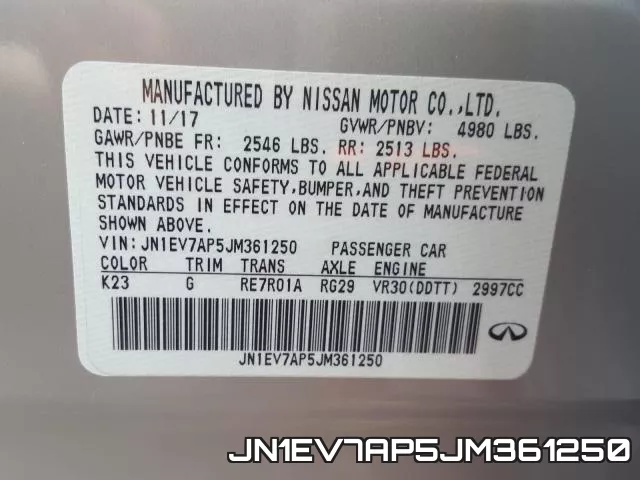 JN1EV7AP5JM361250 фото 2