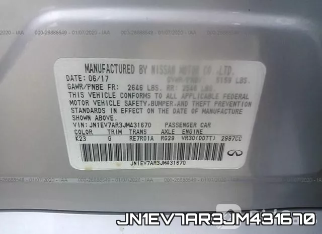 JN1EV7AR3JM431670 фото 10