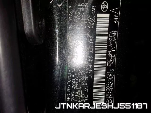 JTNKARJE3HJ551187 фото 2