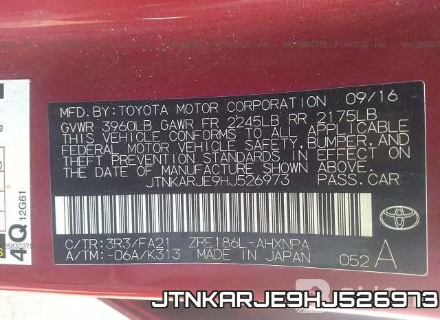 JTNKARJE9HJ526973 фото 10