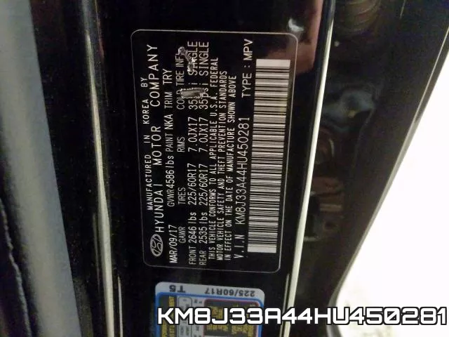 KM8J33A44HU450281 фото 2
