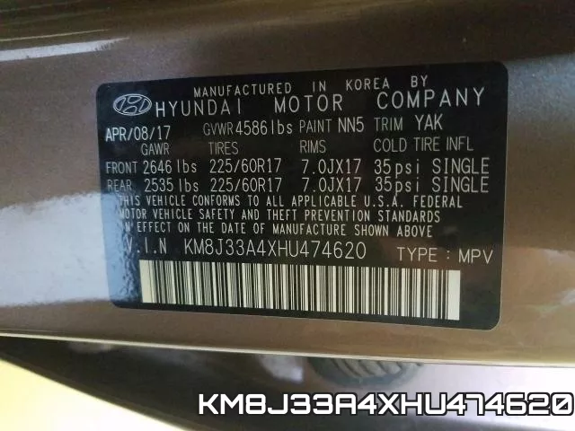 KM8J33A4XHU474620 фото 2