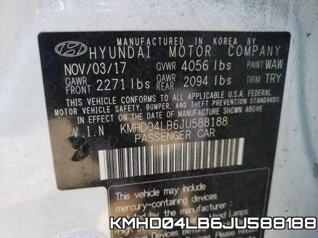 KMHD04LB6JU588188 фото 2