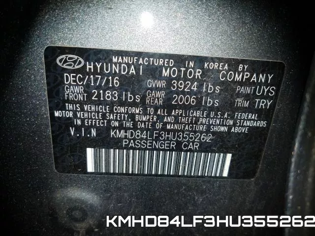 KMHD84LF3HU355262 фото 2