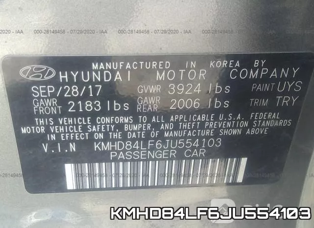 KMHD84LF6JU554103 фото 10