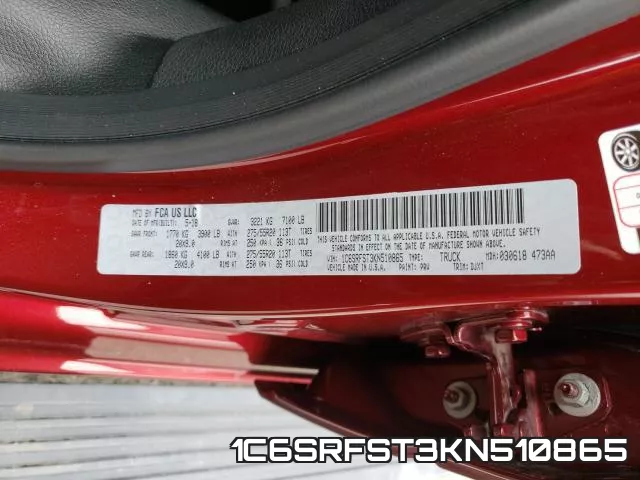 1C6SRFST3KN510865 фото 2
