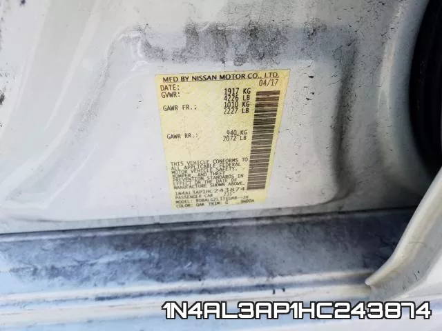 1N4AL3AP1HC243874 фото 2