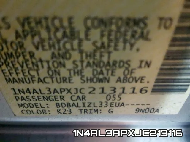 1N4AL3APXJC213116 фото 2