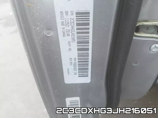 2C3CDXHG3JH216051 фото 2
