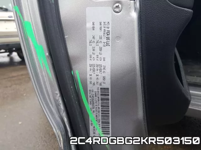 2C4RDGBG2KR503150 фото 2