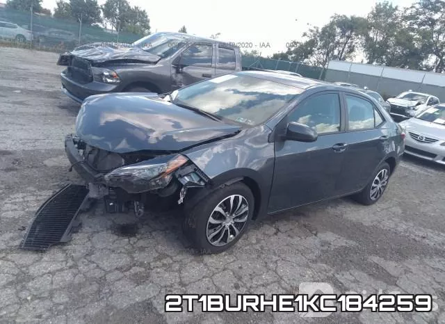 2T1BURHE1KC184259 фото 3