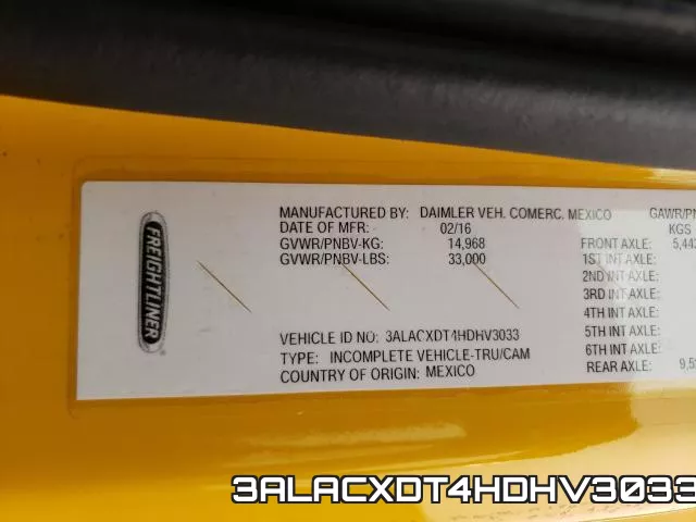 3ALACXDT4HDHV3033 фото 2