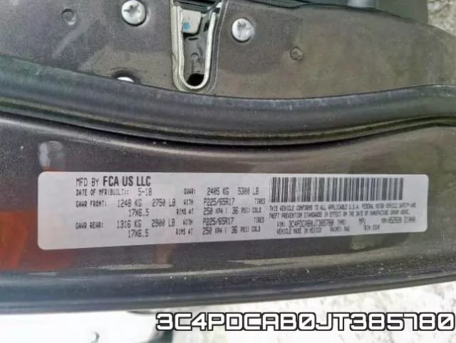 3C4PDCAB0JT385780 фото 2