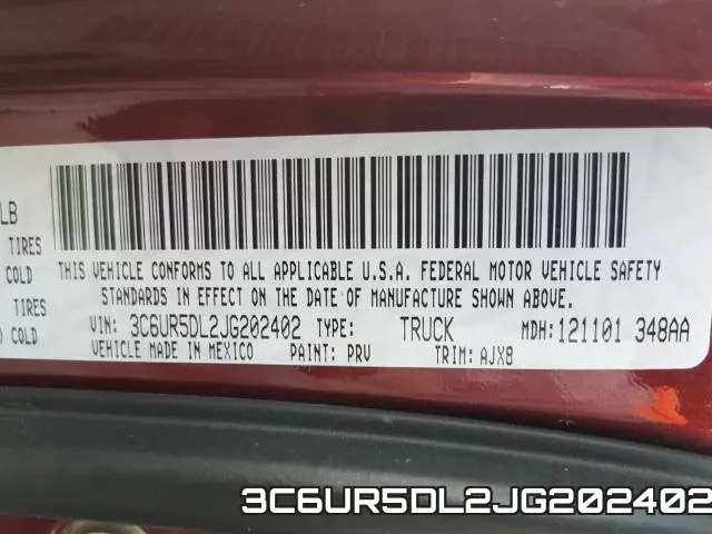 3C6UR5DL2JG202402 фото 2
