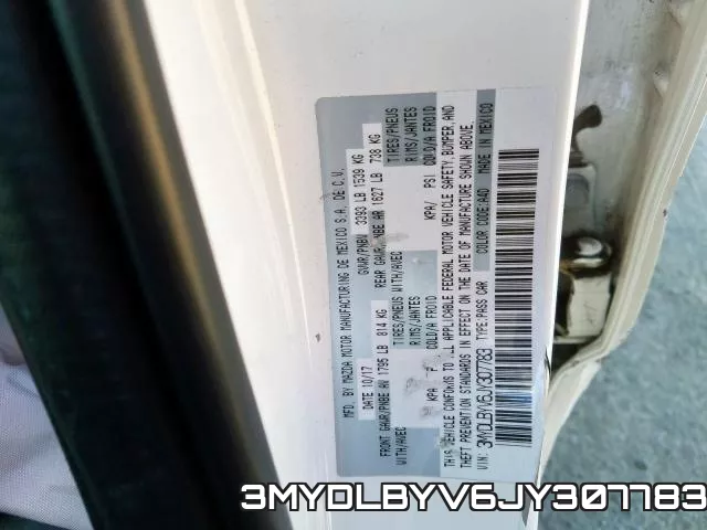 3MYDLBYV6JY307783 фото 2