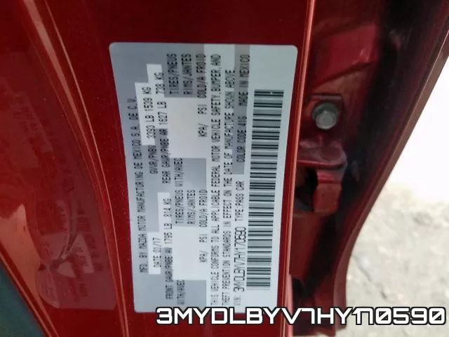 3MYDLBYV7HY170590 фото 2