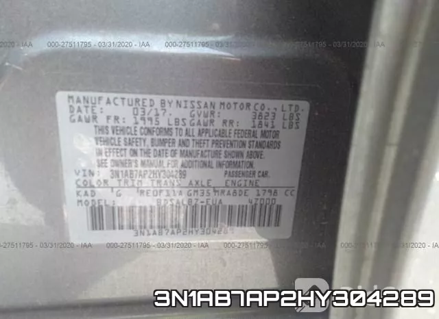 3N1AB7AP2HY304289 фото 10