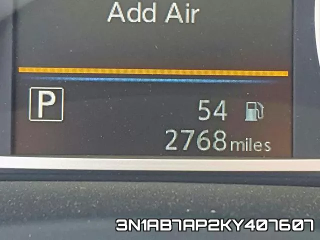 3N1AB7AP2KY407607 фото 8