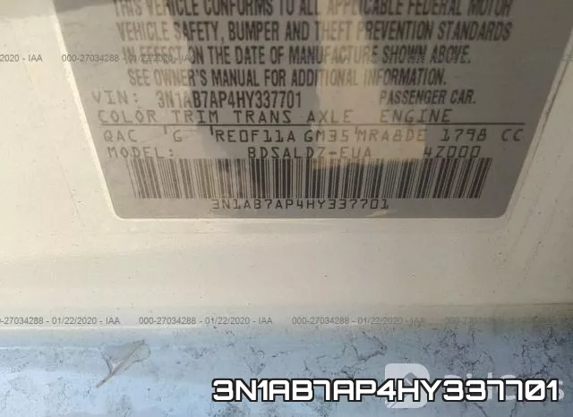 3N1AB7AP4HY337701 фото 10