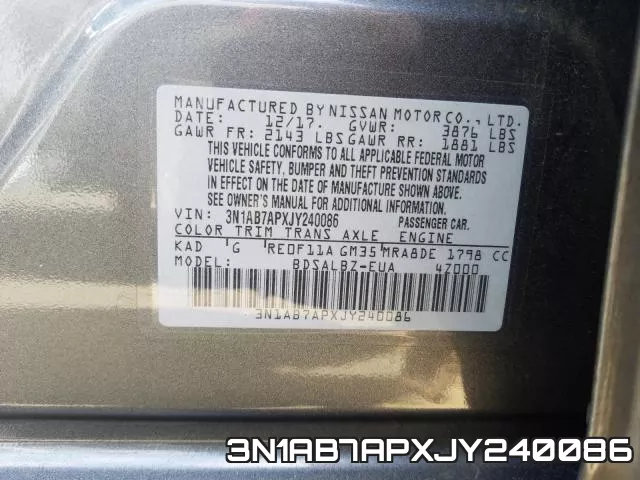 3N1AB7APXJY240086 фото 2