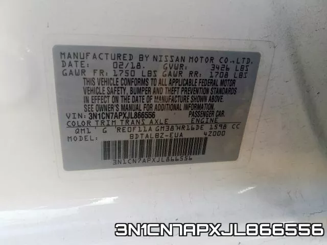 3N1CN7APXJL866556 фото 2
