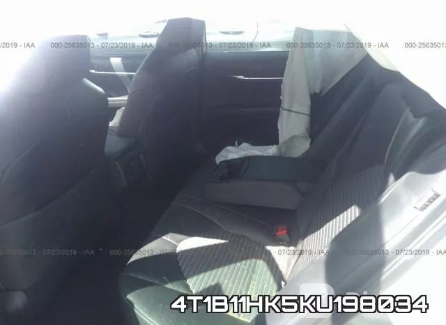 4T1B11HK5KU198034 фото 8