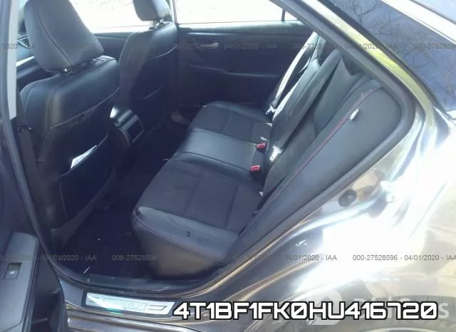 4T1BF1FK0HU416720 фото 9
