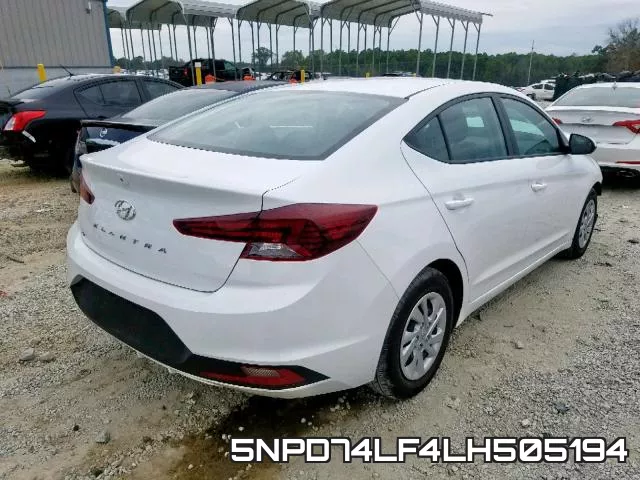 5NPD74LF4LH505194 фото 5