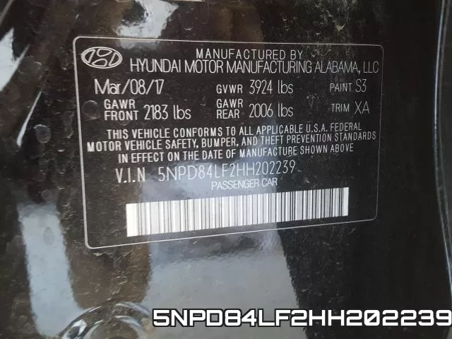 5NPD84LF2HH202239 фото 2