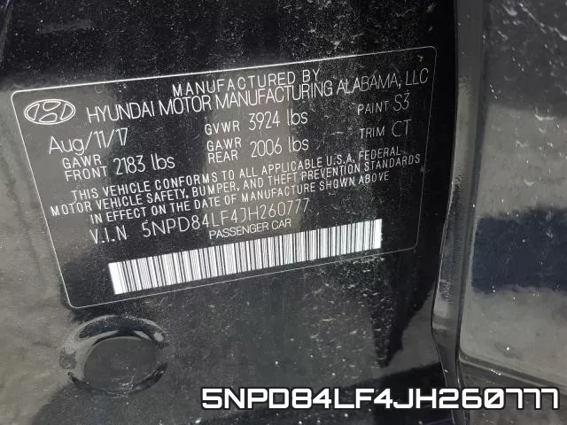 5NPD84LF4JH260777 фото 2