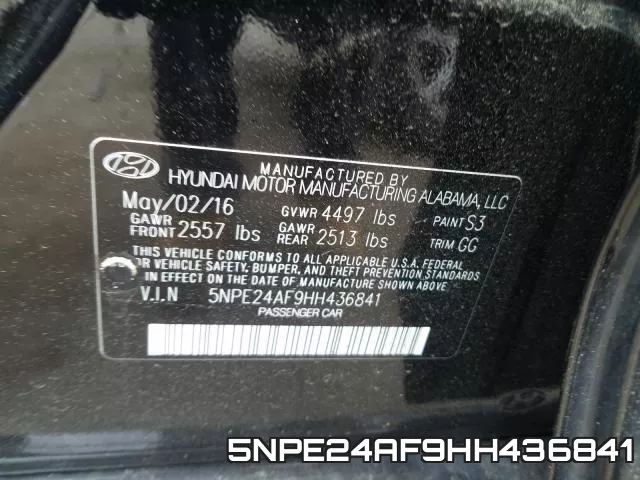 5NPE24AF9HH436841 фото 2