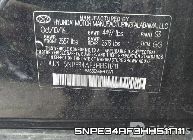 5NPE34AF3HH511711 фото 10