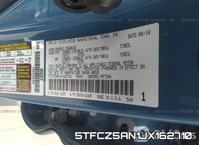 5TFCZ5AN1JX162710 фото 10