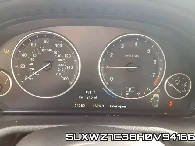 5UXWZ7C38H0V94166 фото 8
