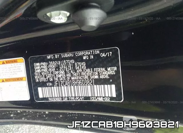 JF1ZCAB18H9603821 фото 10