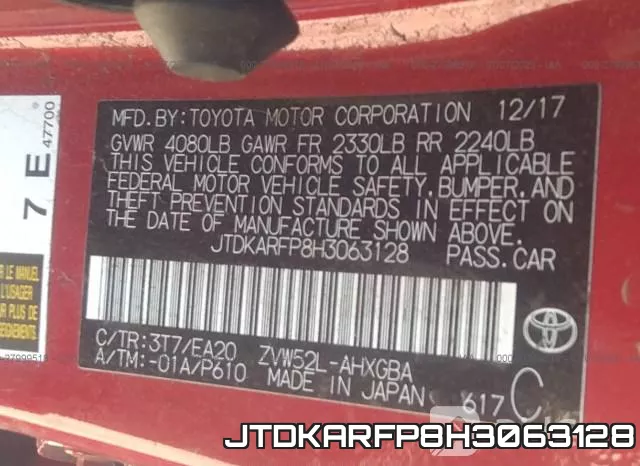 JTDKARFP8H3063128 фото 10