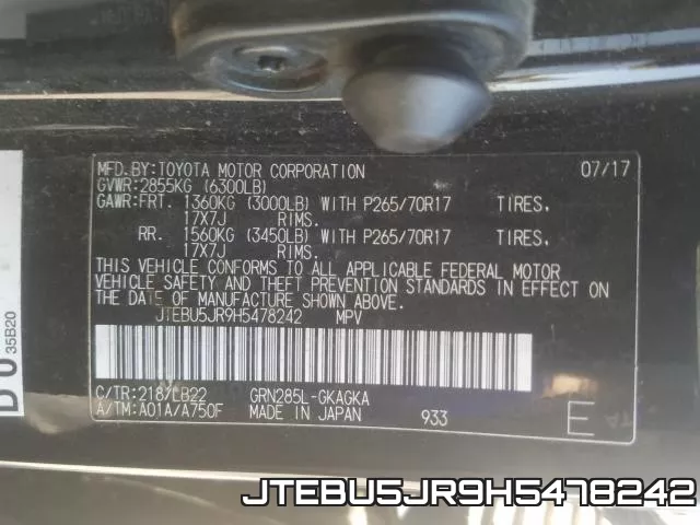JTEBU5JR9H5478242 фото 2