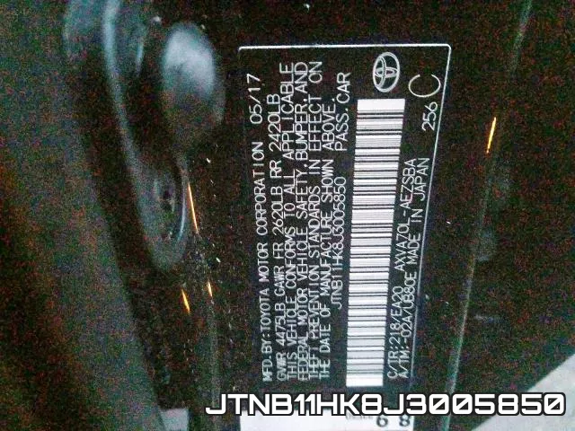 JTNB11HK8J3005850 фото 2