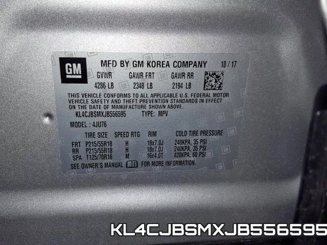 KL4CJBSMXJB556595 фото 2