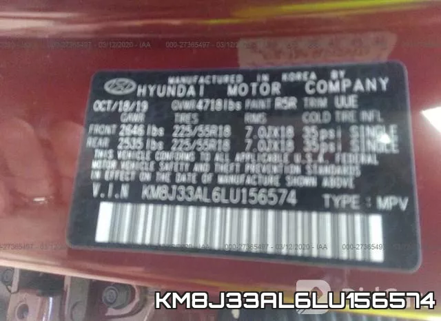 KM8J33AL6LU156574 фото 10