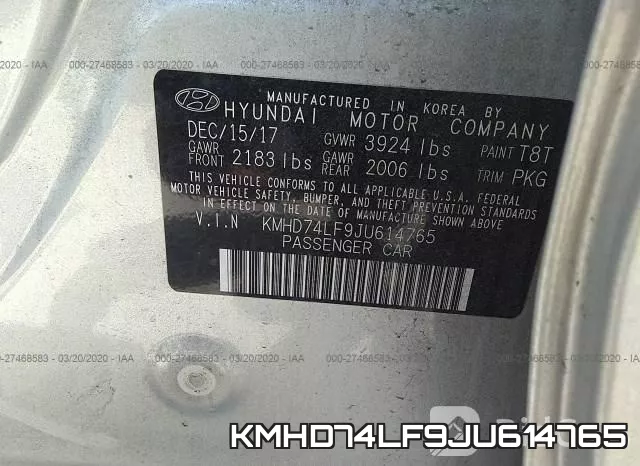 KMHD74LF9JU614765 фото 10