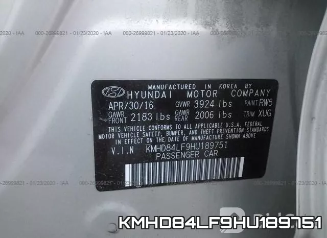 KMHD84LF9HU189751 фото 10