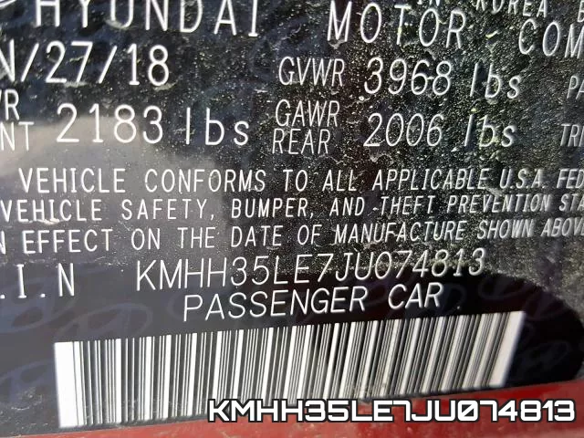 KMHH35LE7JU074813 фото 2