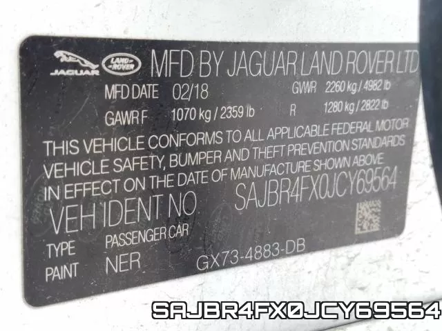 SAJBR4FX0JCY69564 фото 2