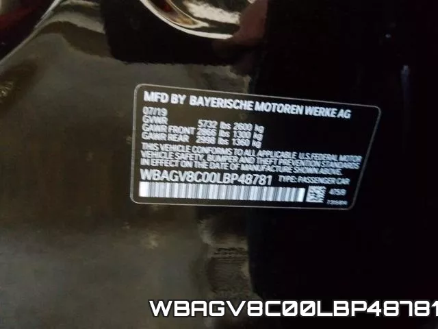 WBAGV8C00LBP48781 фото 2