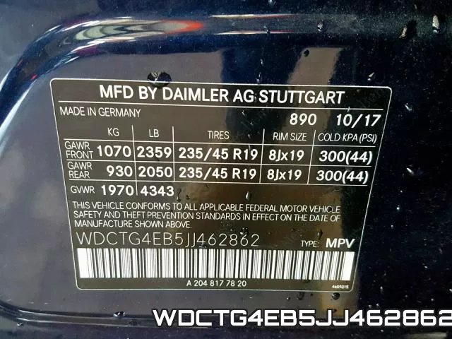 WDCTG4EB5JJ462862 фото 2