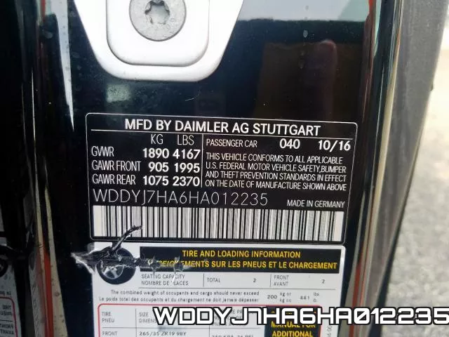 WDDYJ7HA6HA012235 фото 2