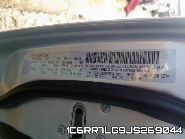 1C6RR7LG9JS269044 фото 2